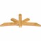 Ekena Millwork Alberta Rough Sawn Timber Gable Bracket, Western Red Cedar, 84"W x 35"H x 4"D x 6"F, 10/12 Pitch GBW084X35X0406ALB00RWR - alternate 4